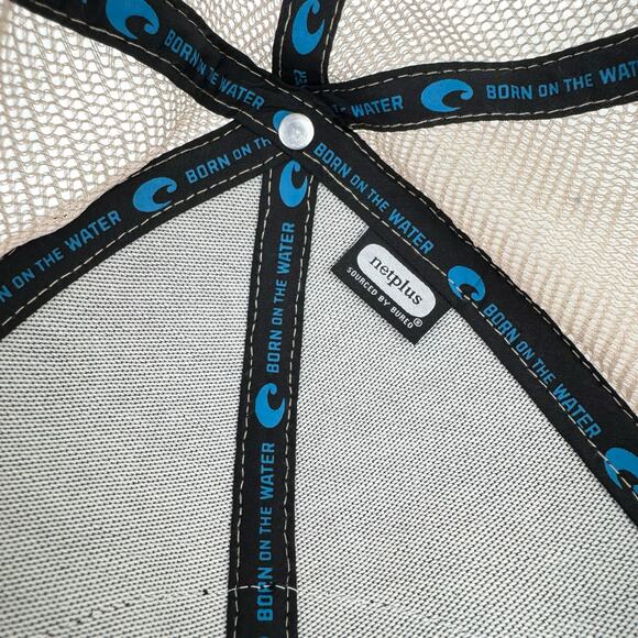 Costa Del Mar High Grade Mesh Adjustable Cotton Blend Baseball Trucker Hat Cap - Picture 8 of 9